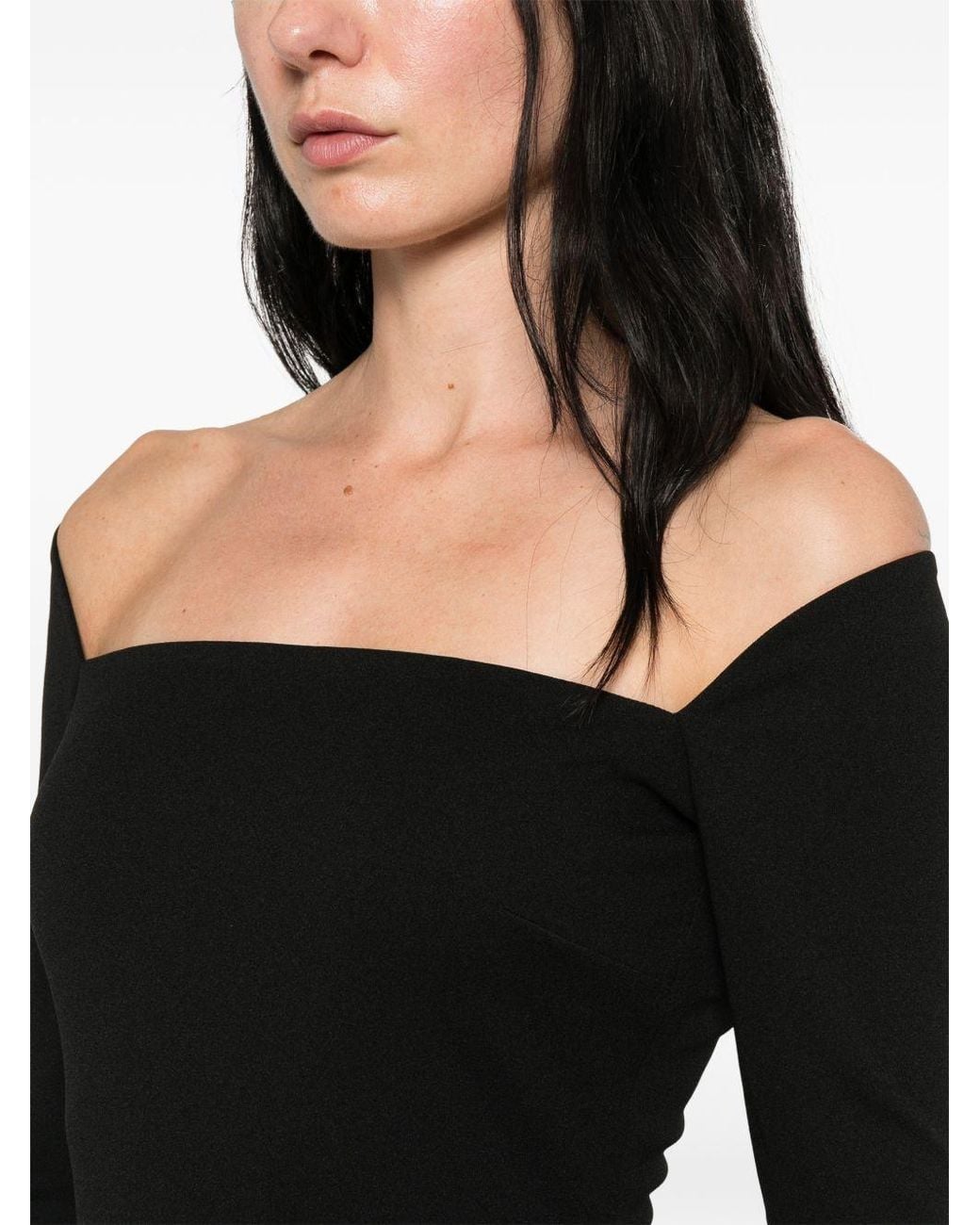 Solace London Black Lolita Maxi Dress