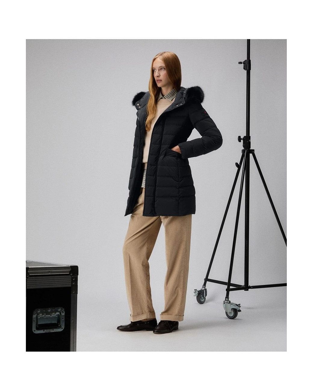 Peuterey Black Technical Nylon Zip-Up Jacket