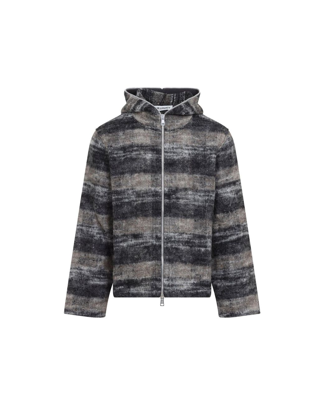 Our Legacy Gray Full Zip Hoodie for men