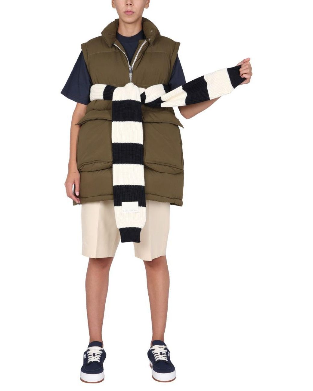 SUNNEI X ELEONORA BONUCCI Brown "Puffy" Down Jacket