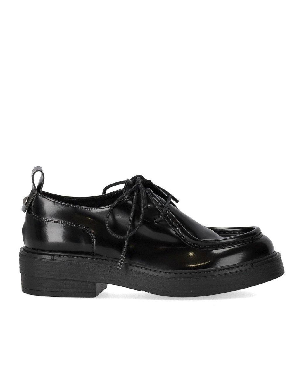 Strategia Black Lace Up Shoe for men