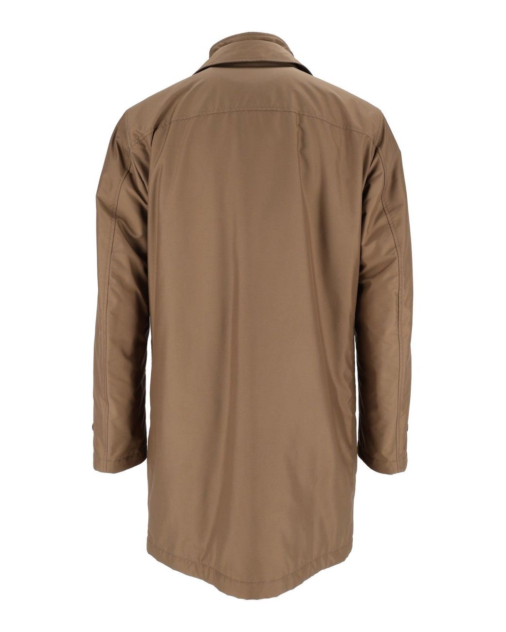 Fay Brown Morning Mid-Length Concealed-Zip Coat