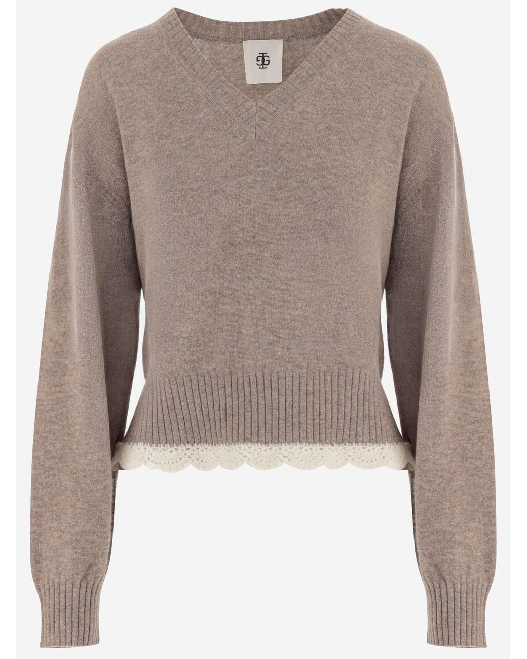 THE GARMENT Natural Knit Sweater Como Wool-Cashmere