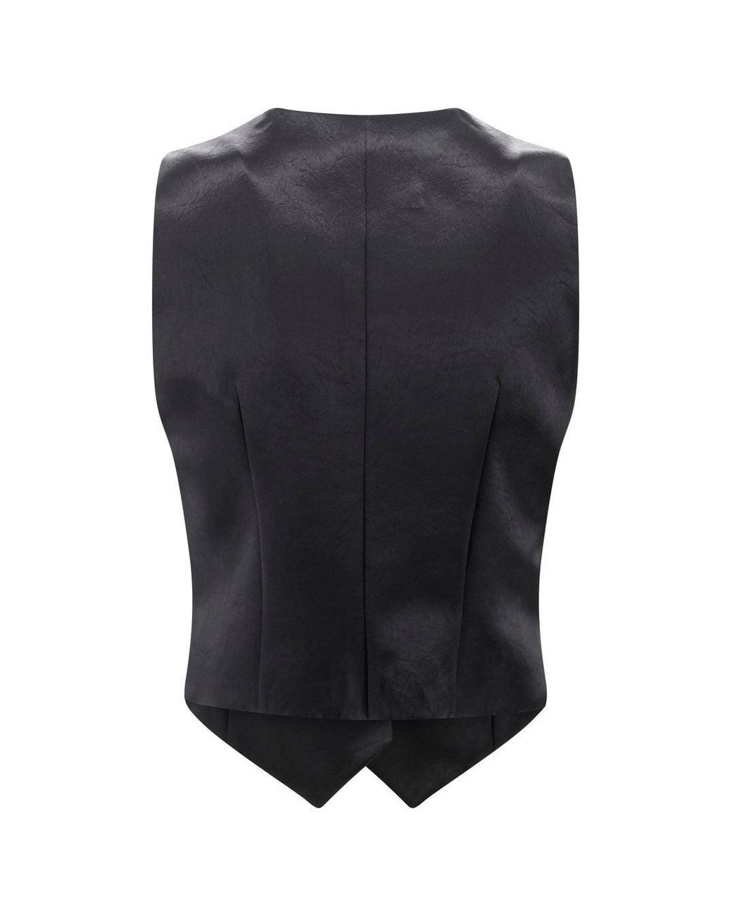 Philosophy Di Lorenzo Serafini Black Felted Double Breasted Blazer