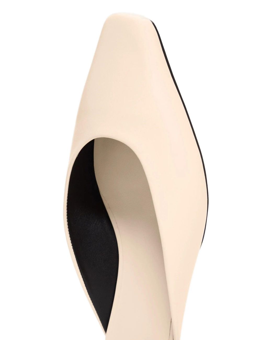 Loulou de Saison White Diane Mini Wedge Mule Slippers