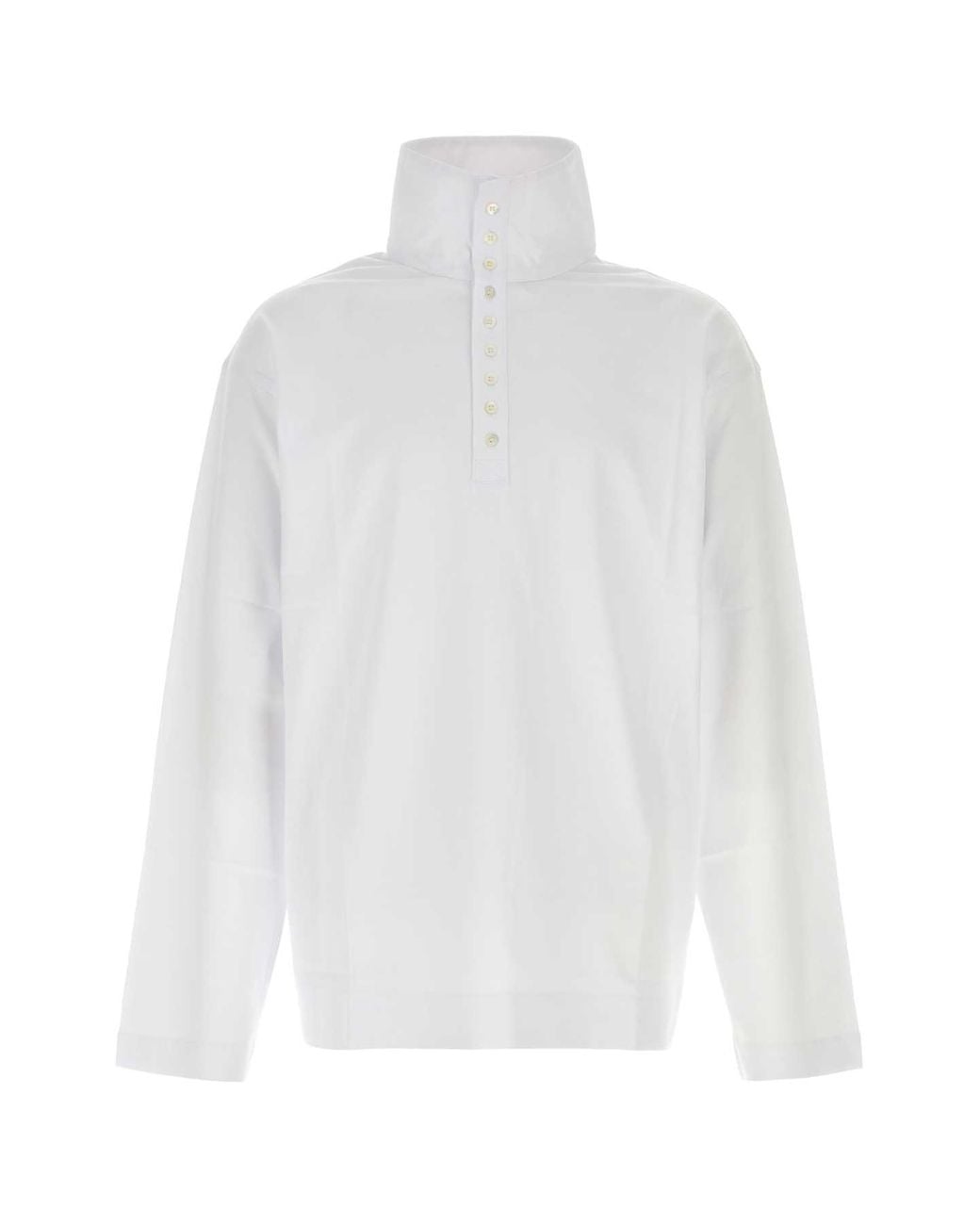 Dries Van Noten White Cotton Oversize Hegon T-Shirt for men