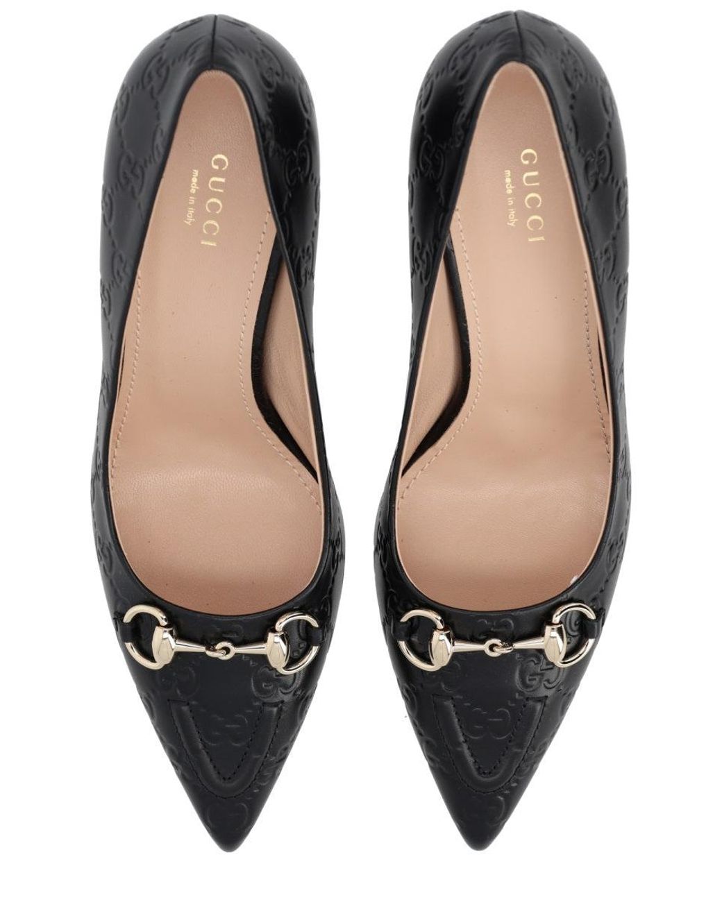 Gucci Black Pumps With Clamp