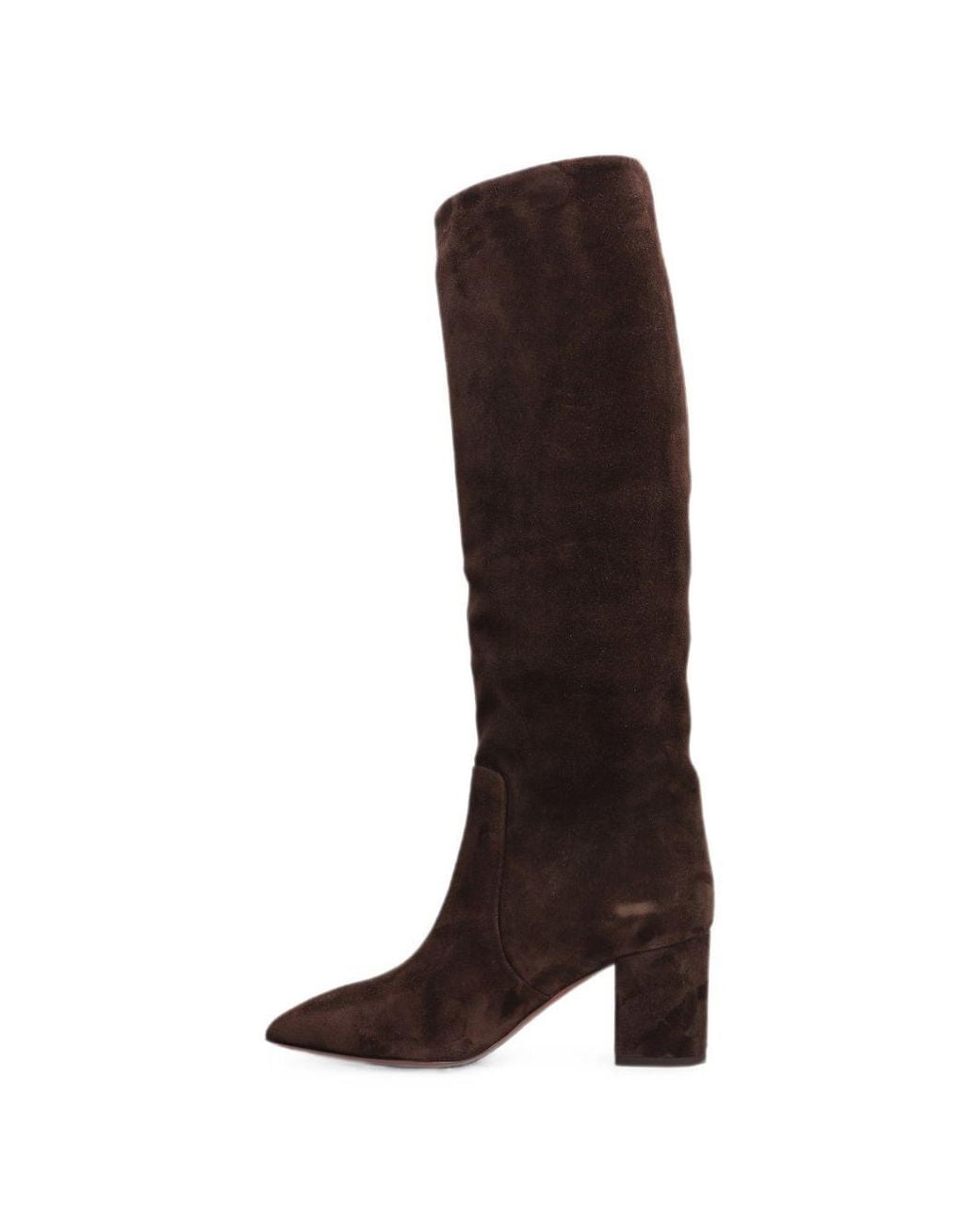 Paris Texas Brown Anja Suede Pointed-Toe Boots