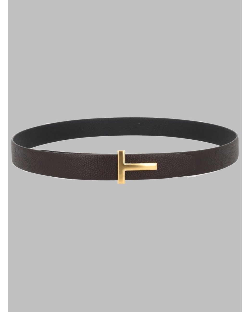 Tom Ford Gray Cintura "T Icon"