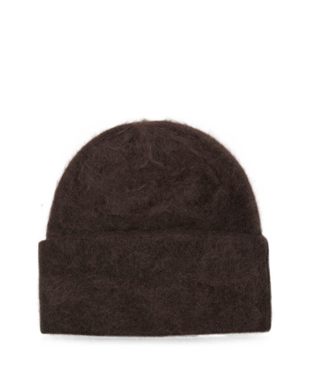 Soft Goat Brown Wool Beanie