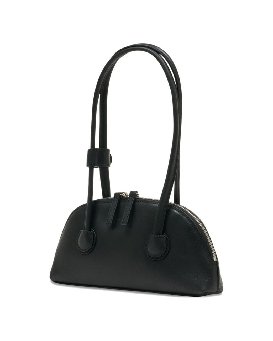 MARGE SHERWOOD Black Bessette Leather Shoulder Bag