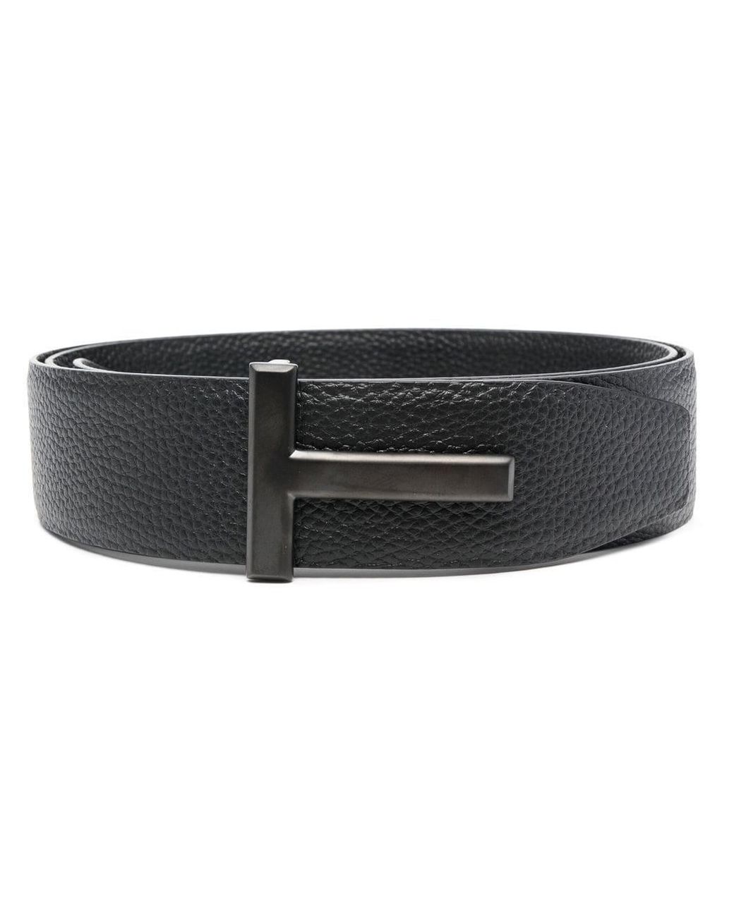 Tom Ford Riem Met Logogesp in het Black voor heren