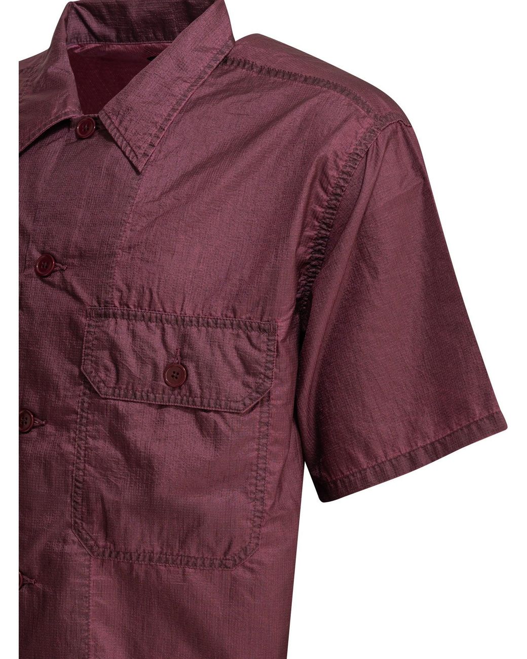 Beams Plus Red "Mil Sht" Casual Shirt