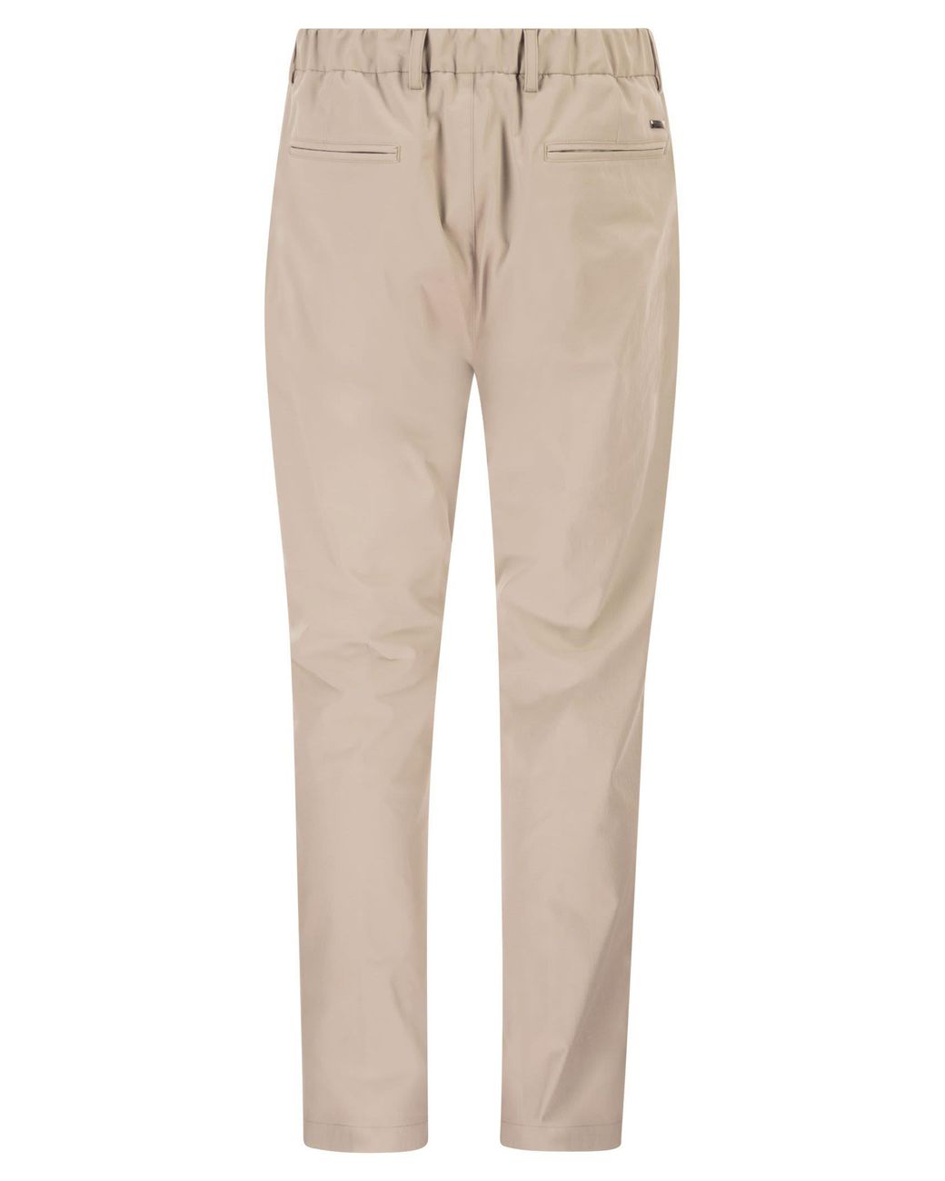Herno Natural Trousers With Pleats for men