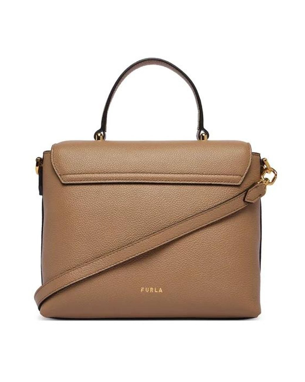 Furla Brown Moonlight S Top Handle