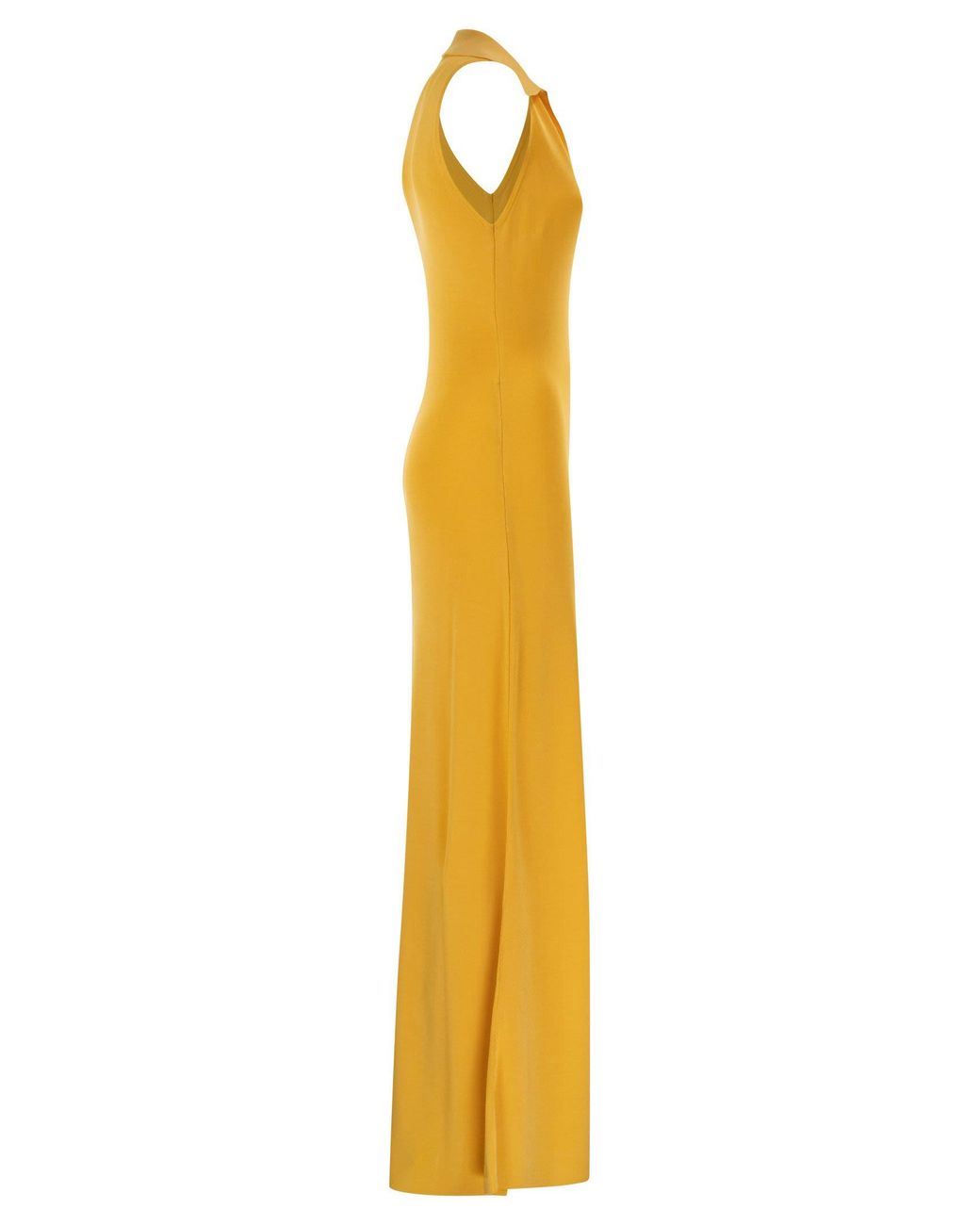 Elisabetta Franchi Yellow Abito Di Maglia Sun
