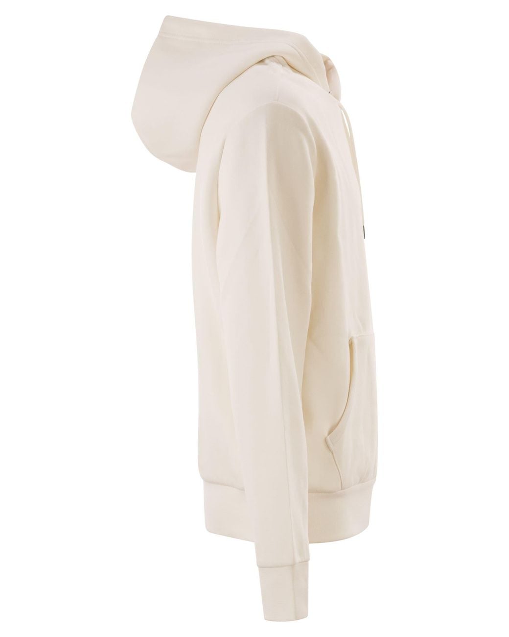 Polo Ralph Lauren White Double Knit Hoodie for men