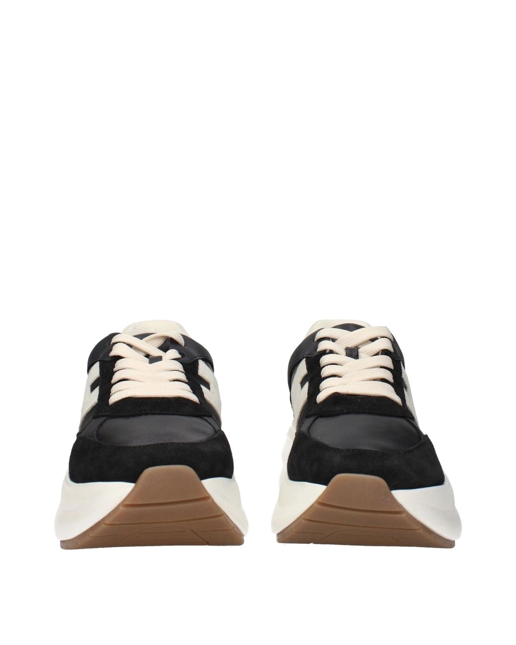 Hogan Black Sneakers Leather