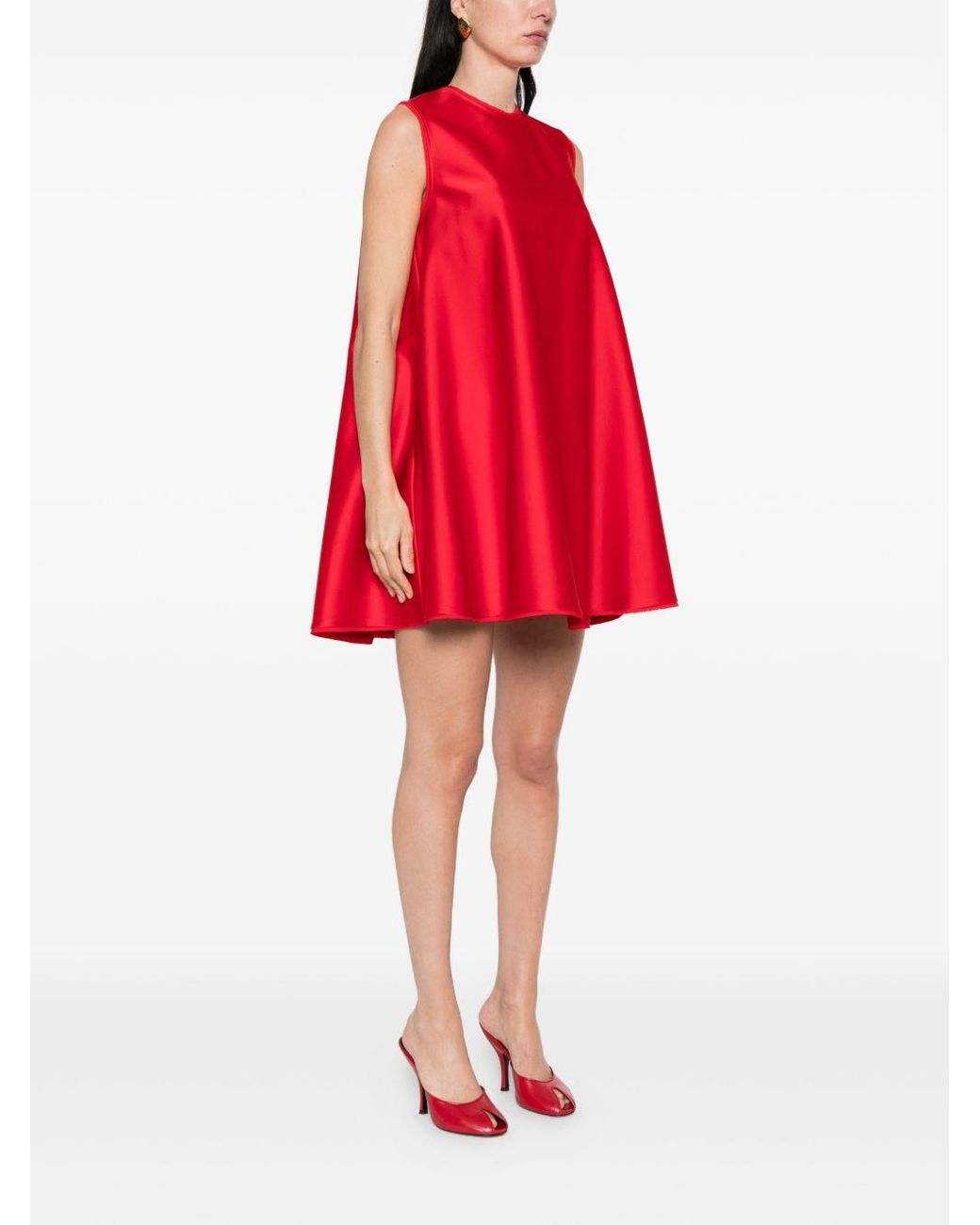 Stella McCartney Red A-Line Mini Dress