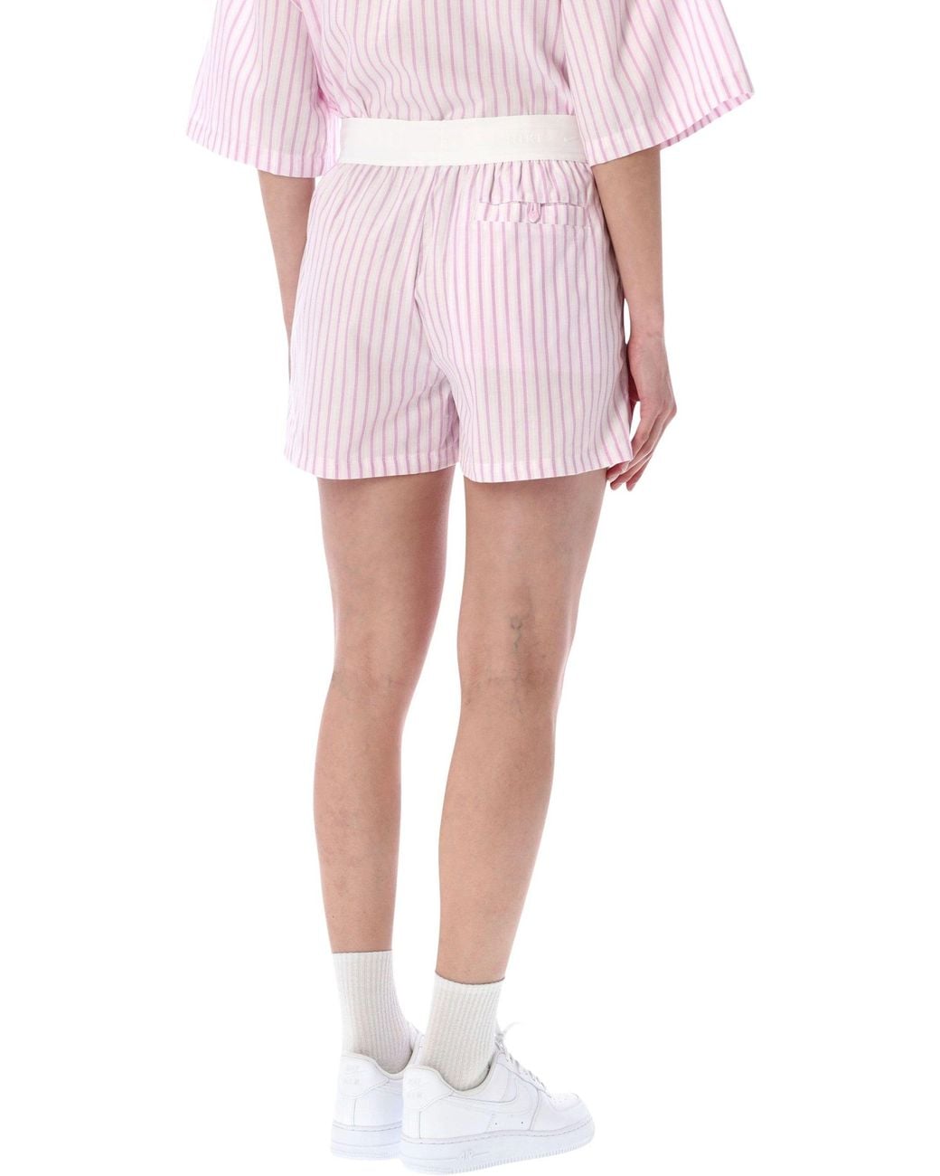 Nike Pink Chill Poplin Stripe Shorts