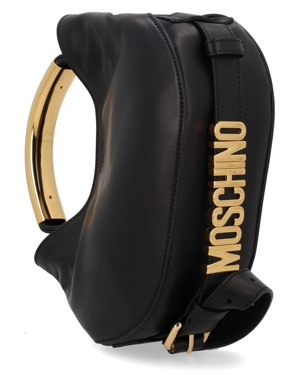 Moschino Black "Handle Me" Bag