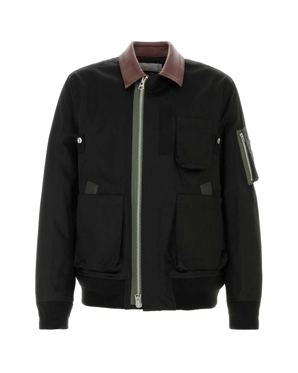 Sacai Black Canvas Jacket