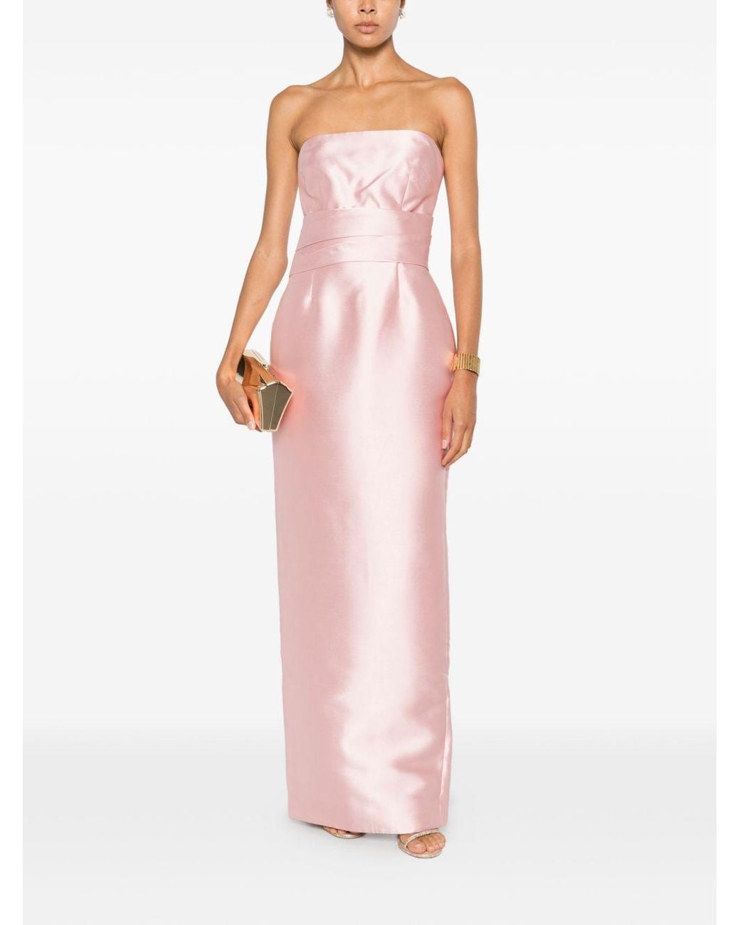 Solace London Pink Ingrid Maxi Dress