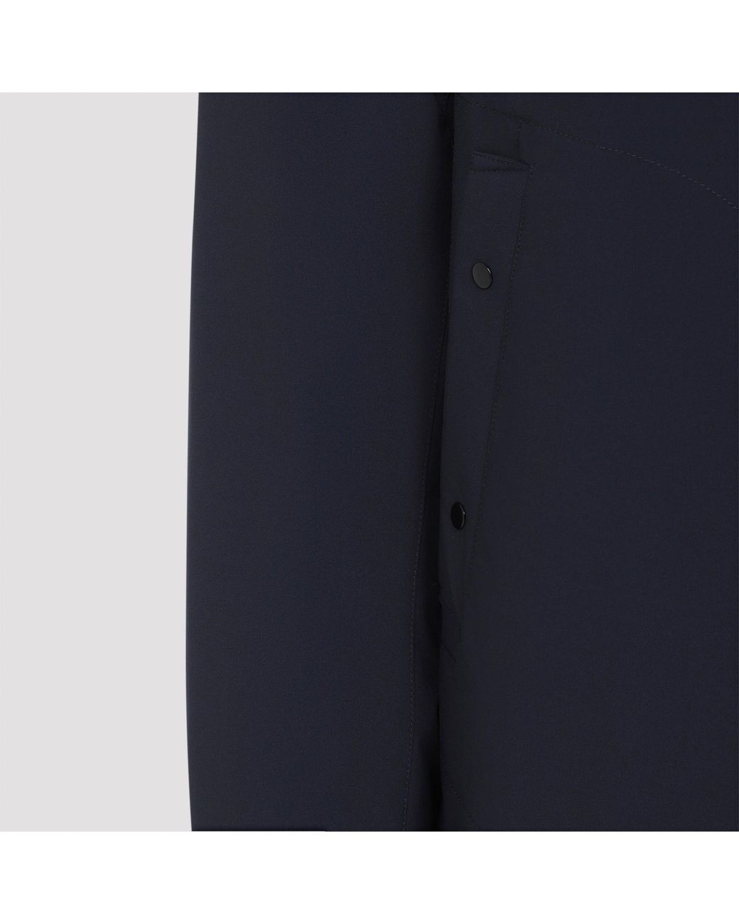 Stone Island Blue Short Parka for men