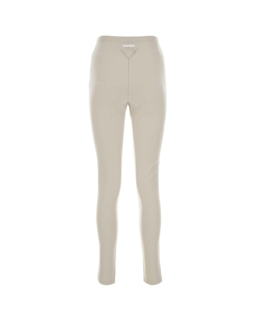 Prada Natural Sand Cashmere Leggings