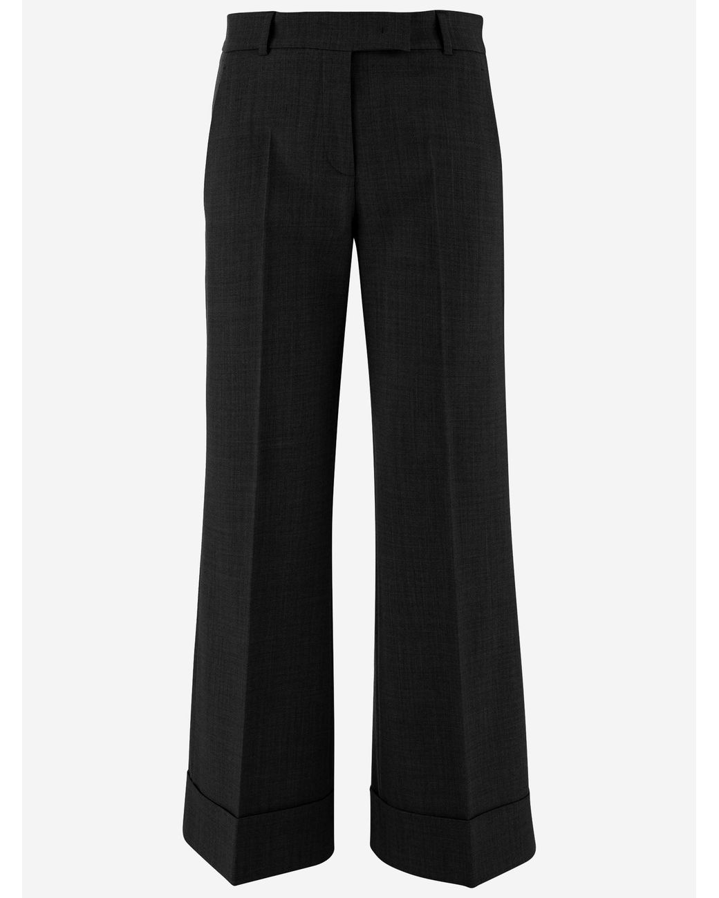 QL2 Donna Black Wool Pants