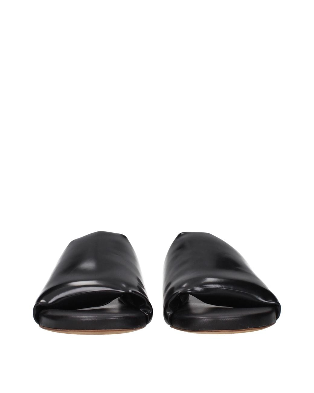 Bottega Veneta Black Sandals And Clogs Leather