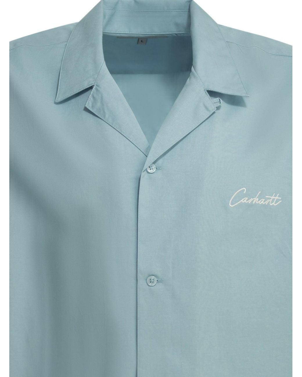 Carhartt Blue "S/S Delray" Shirt for men