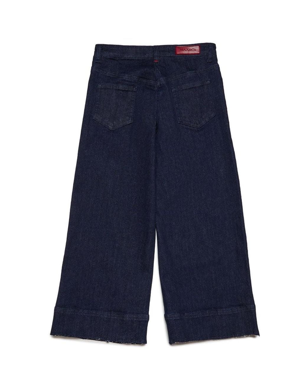 MAX&Co. Blue Maxp1F Wide Cropped