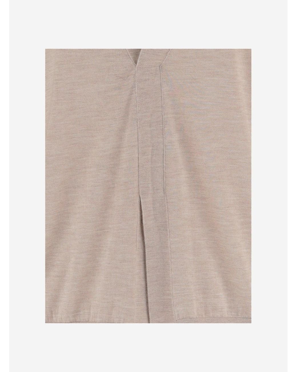 Sa Su Phi Natural Cashmere And Silk Blend Knit