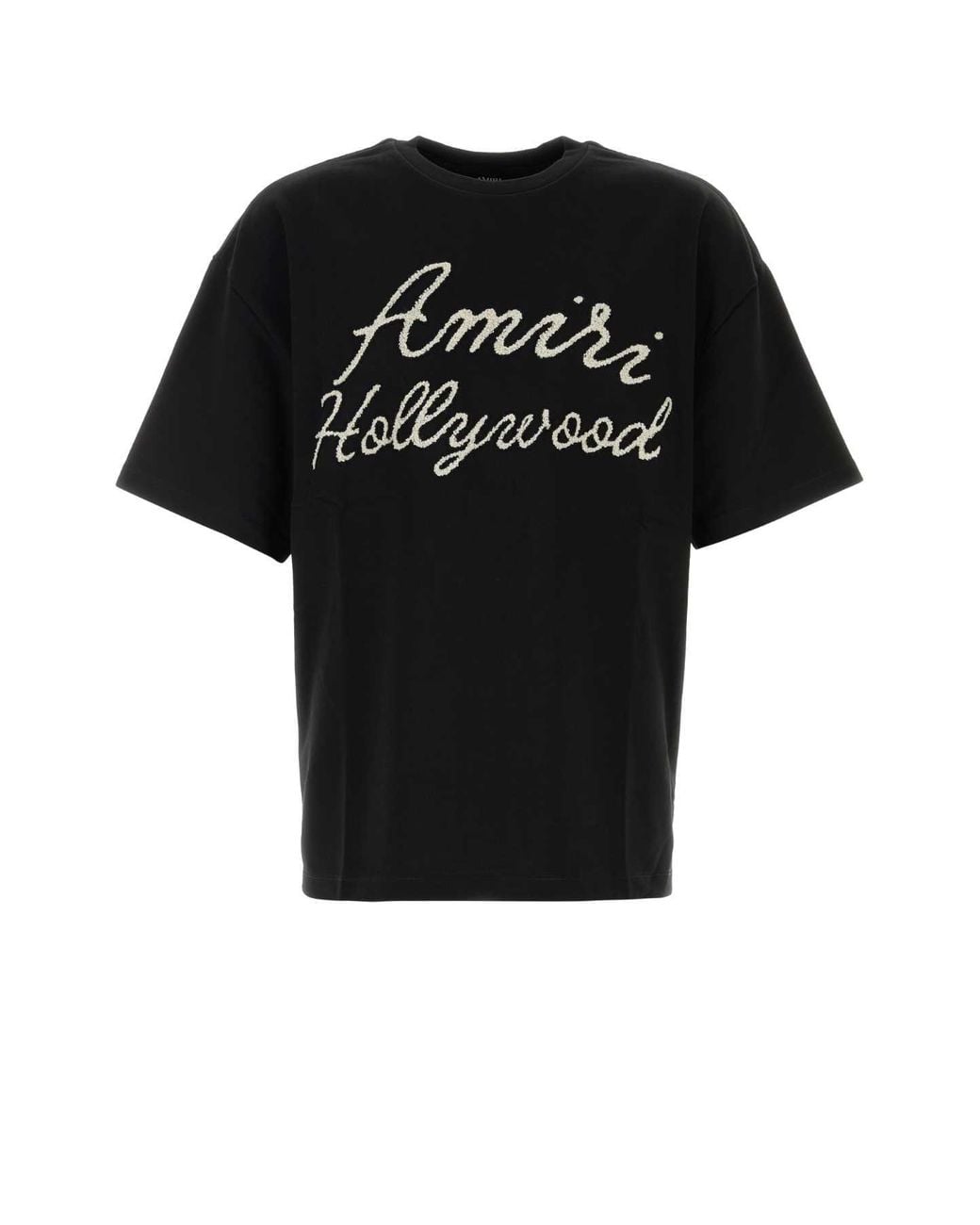 Amiri Black Cotton T Shirt