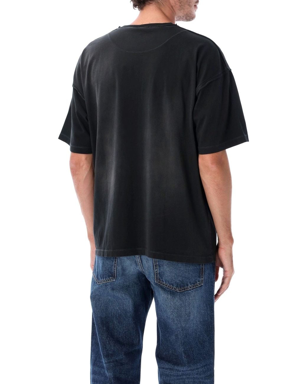 DIESEL Black T Shirts And Polos