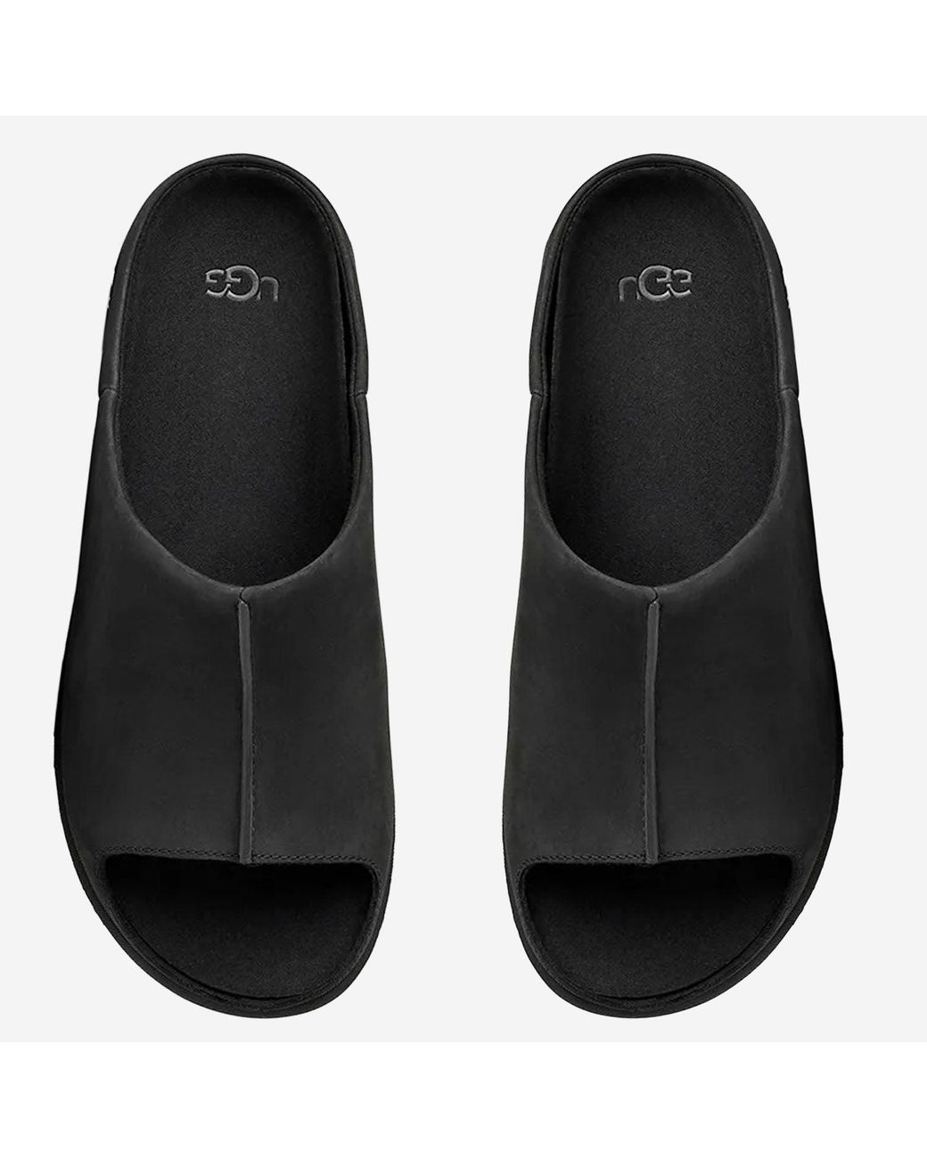Ugg Black Otzo Suede Sandals With Logo