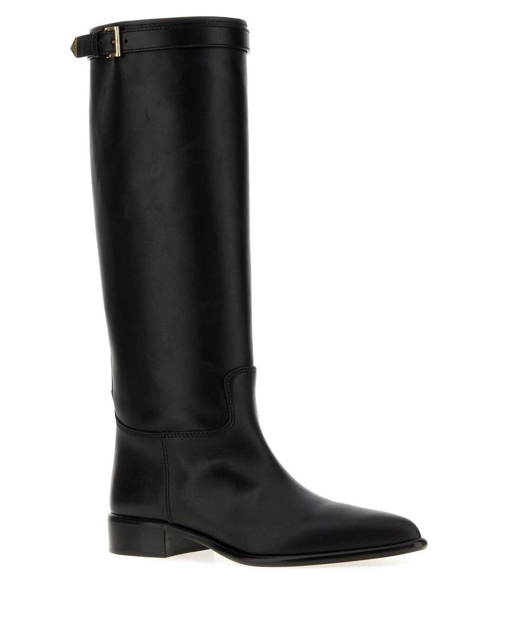 Prada Black Leather Boots