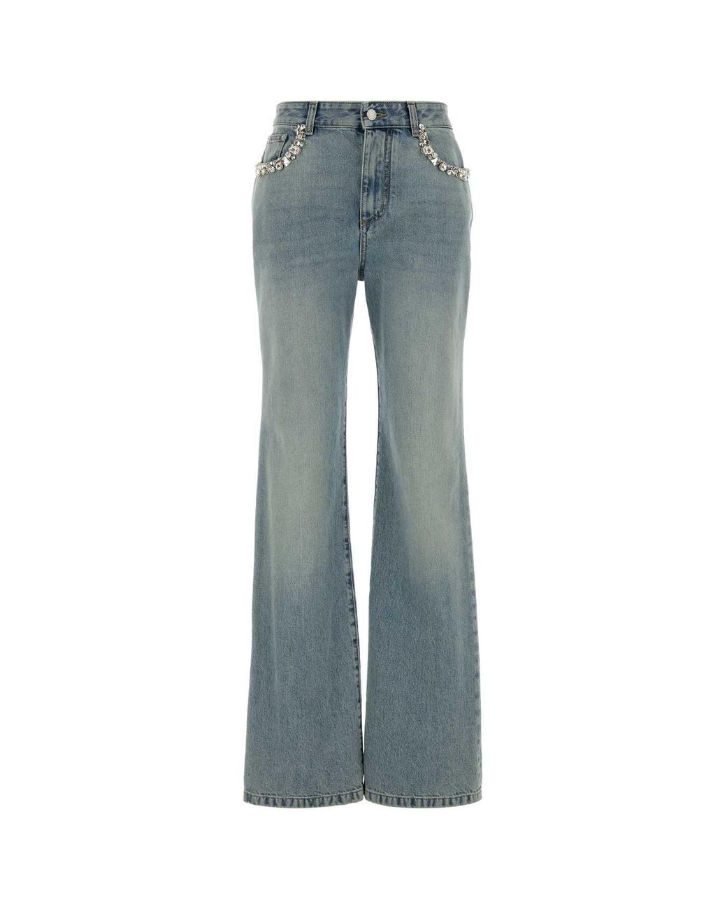 McQueen Blue Denim Jeans
