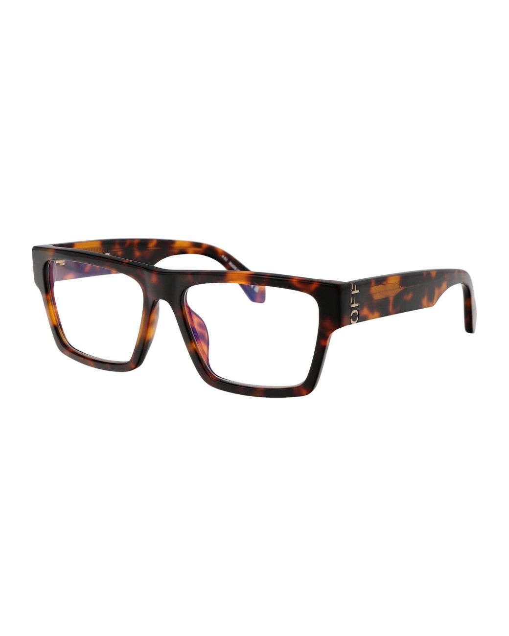 Off-White c/o Virgil Abloh Brown Havana Acetate Glasses