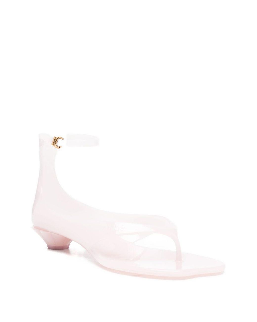 Chloé Pink Jelly Thong Sandals