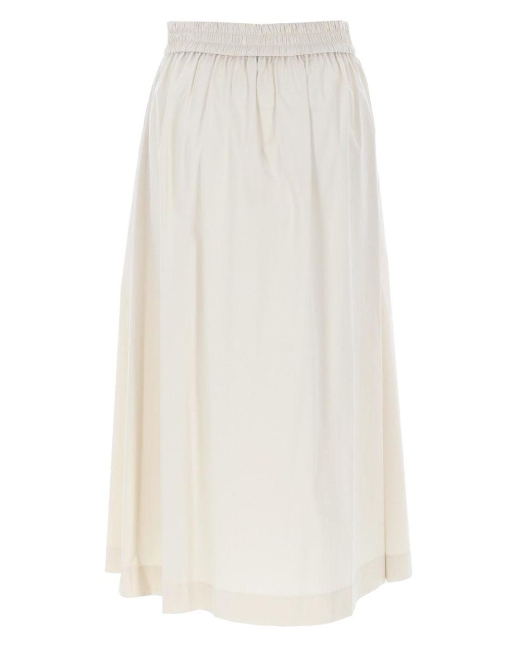 PT Torino White Gonna Midi "Doris"