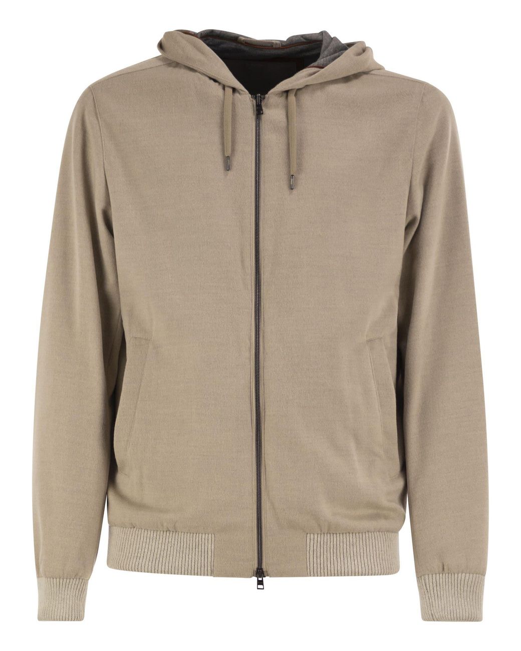 Herno Brown Lightweight Hooded Jacket