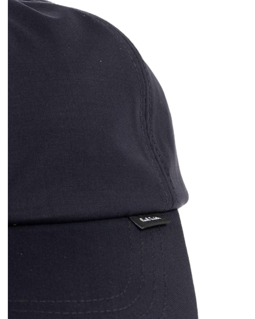 Paul Smith Blue Wool Baseball Cap for men