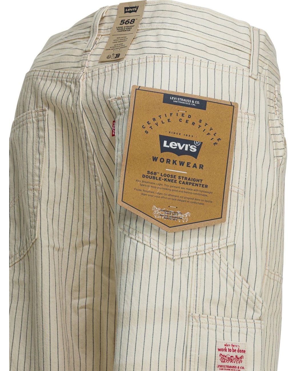 Levi's "568tm"-broek in het Natural voor heren