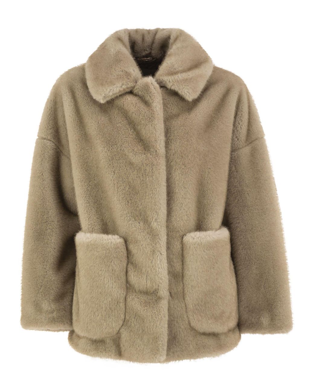 Herno Natural Faux-Fur Effect Jacket