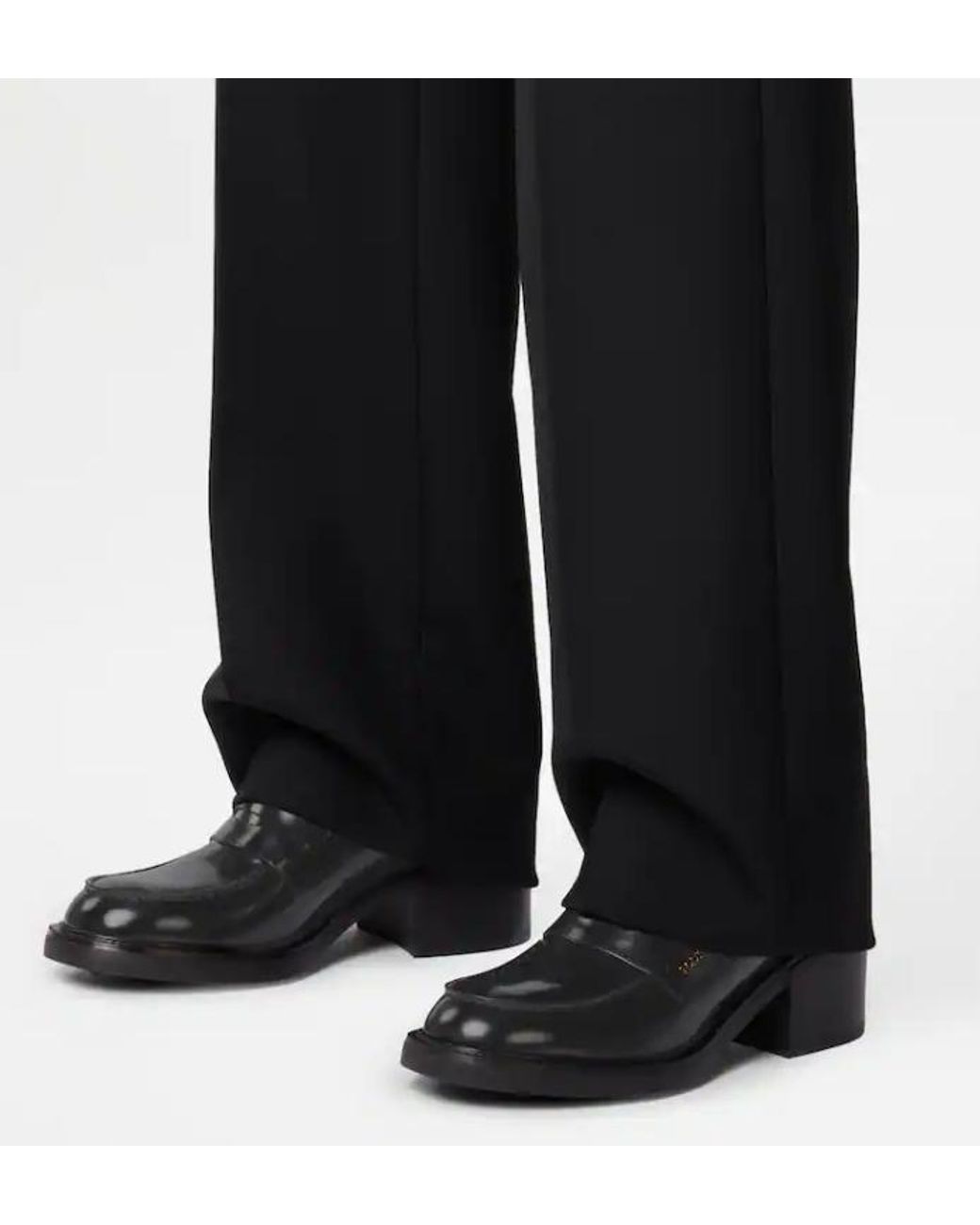 Tod's Black Leder-Loafer