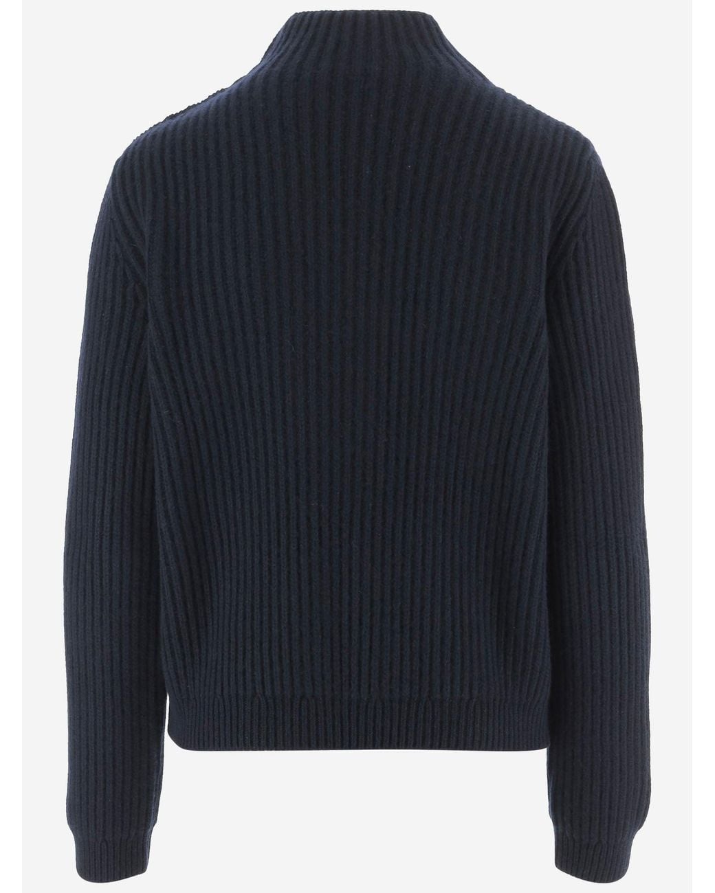 Ferragamo Blue Sweater Wool And Cashmere