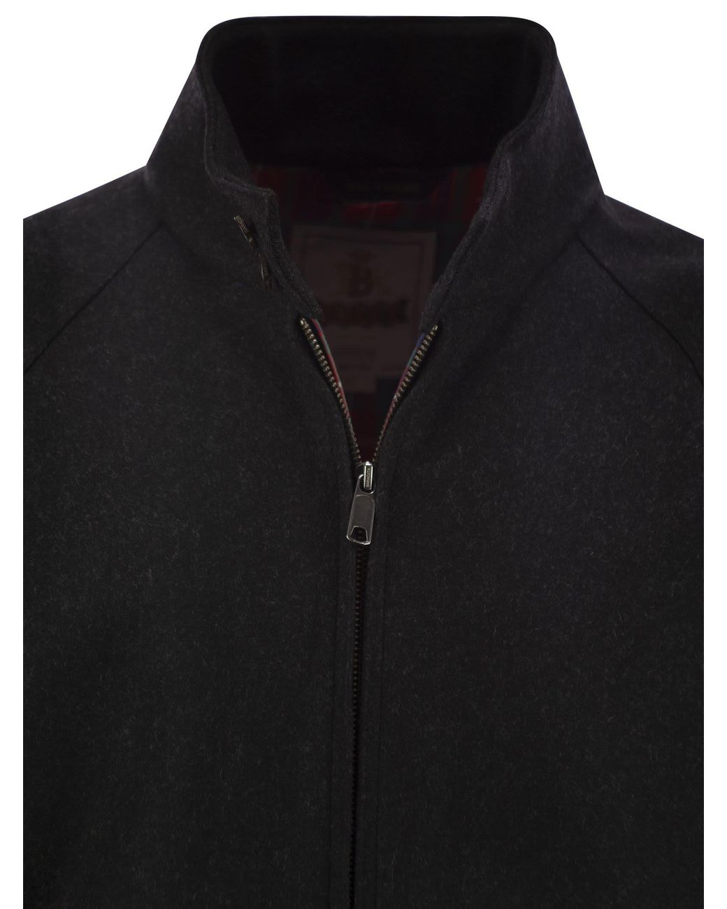 Baracuta Black Giubbotto Melton for men