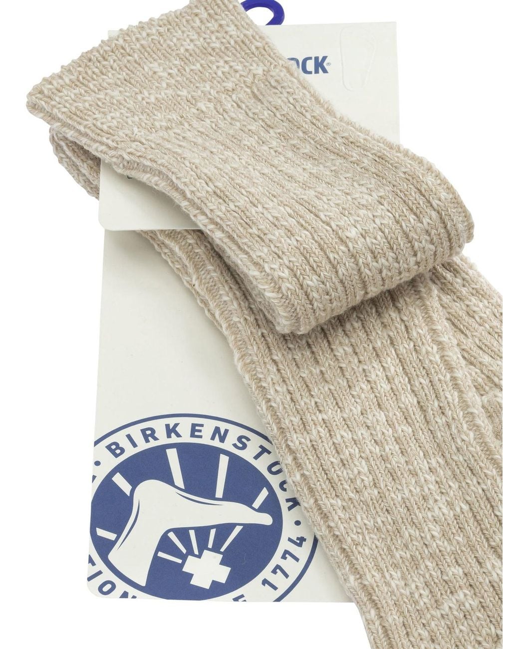 Birkenstock White "Cotton Slub" Classic Socks for men